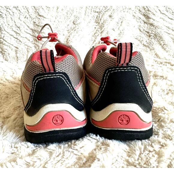 Timberland Girls‎ Sneakers Hiking Shoes Size 2.5 Beige Pink - Picture 4 of 8